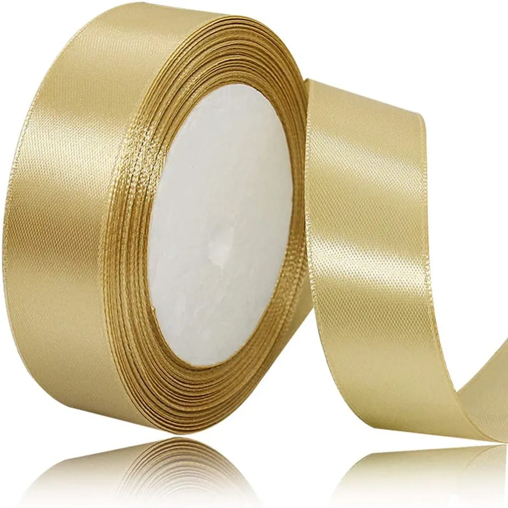 1 inch ribbon Golden Colour