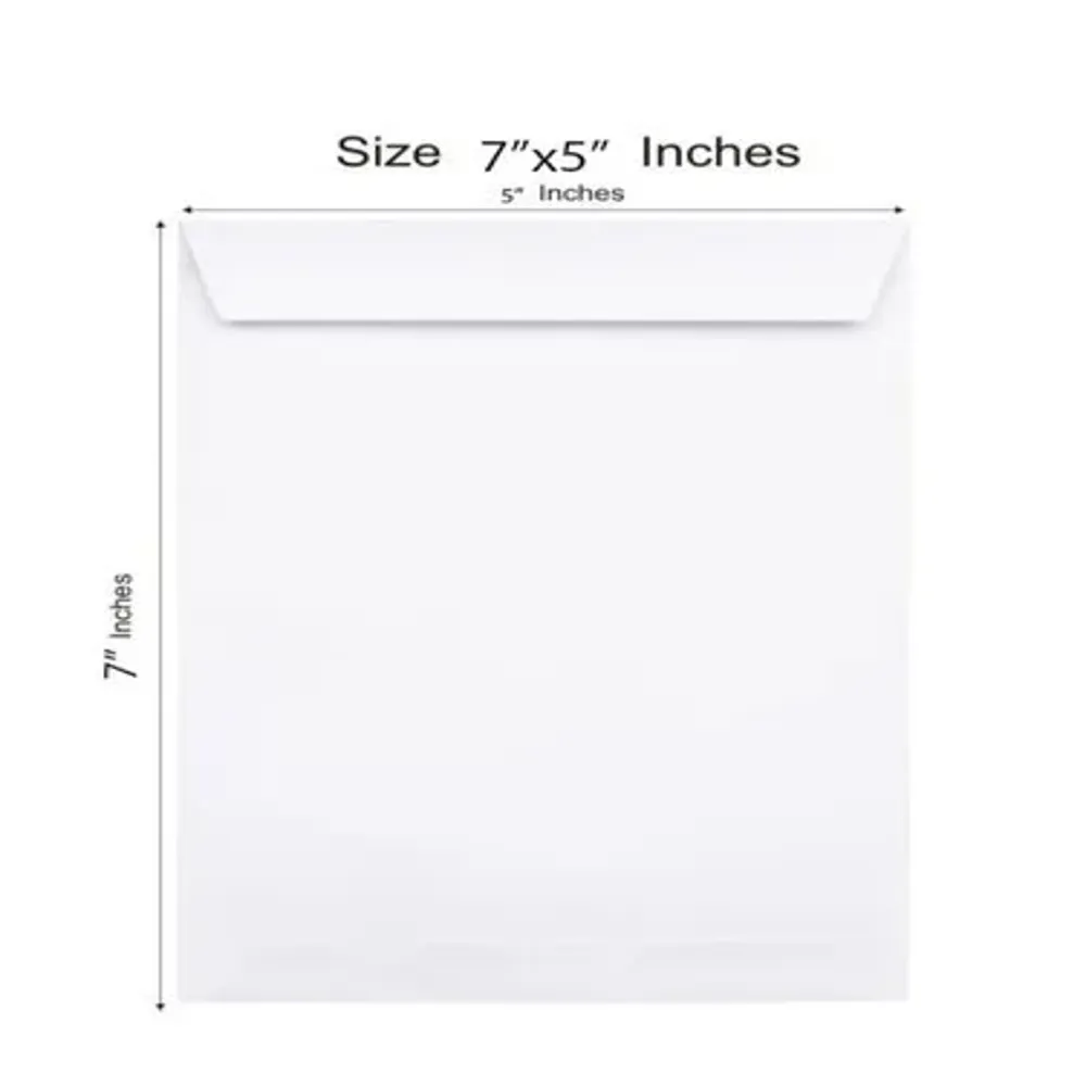 Envelope 7x5 White