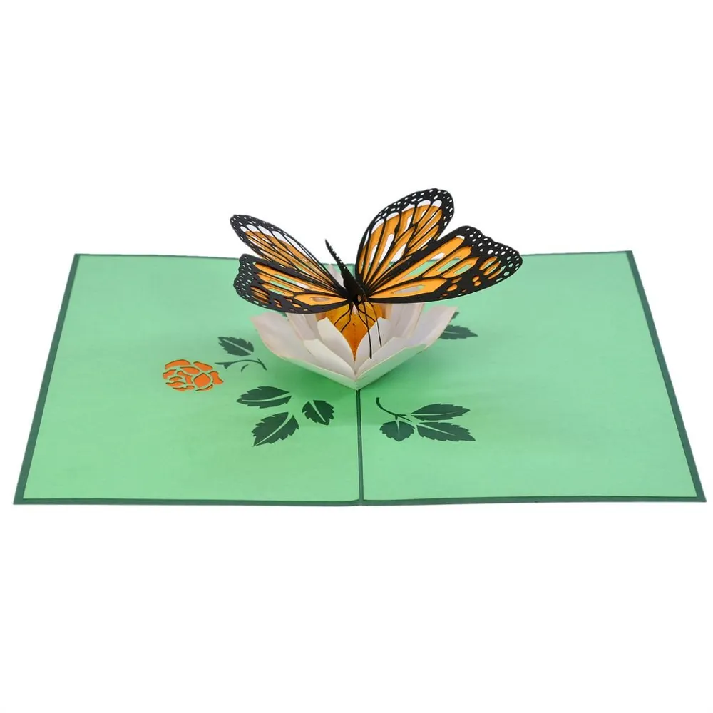 Happy Birthday Poster 3D Butterfly