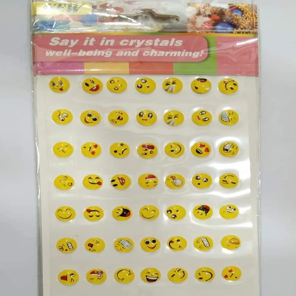 Smile Sticker Stone