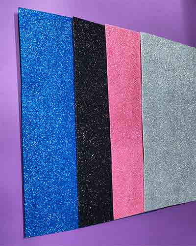 Glitter paper (any four colours) ─ 1 set